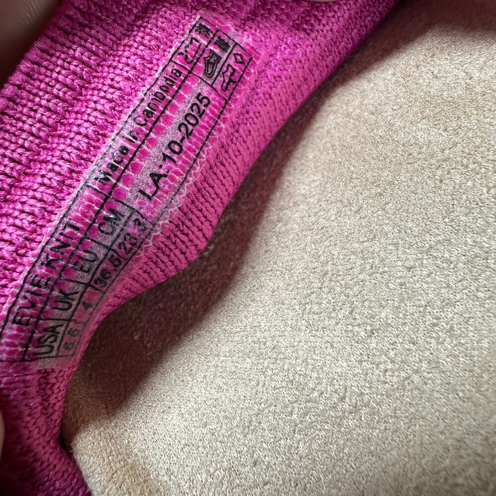 Vionic Evie Knit Slide Sandal Rose Violet Women's Size 6.5 New in Box Condition - Picture 6 of 7